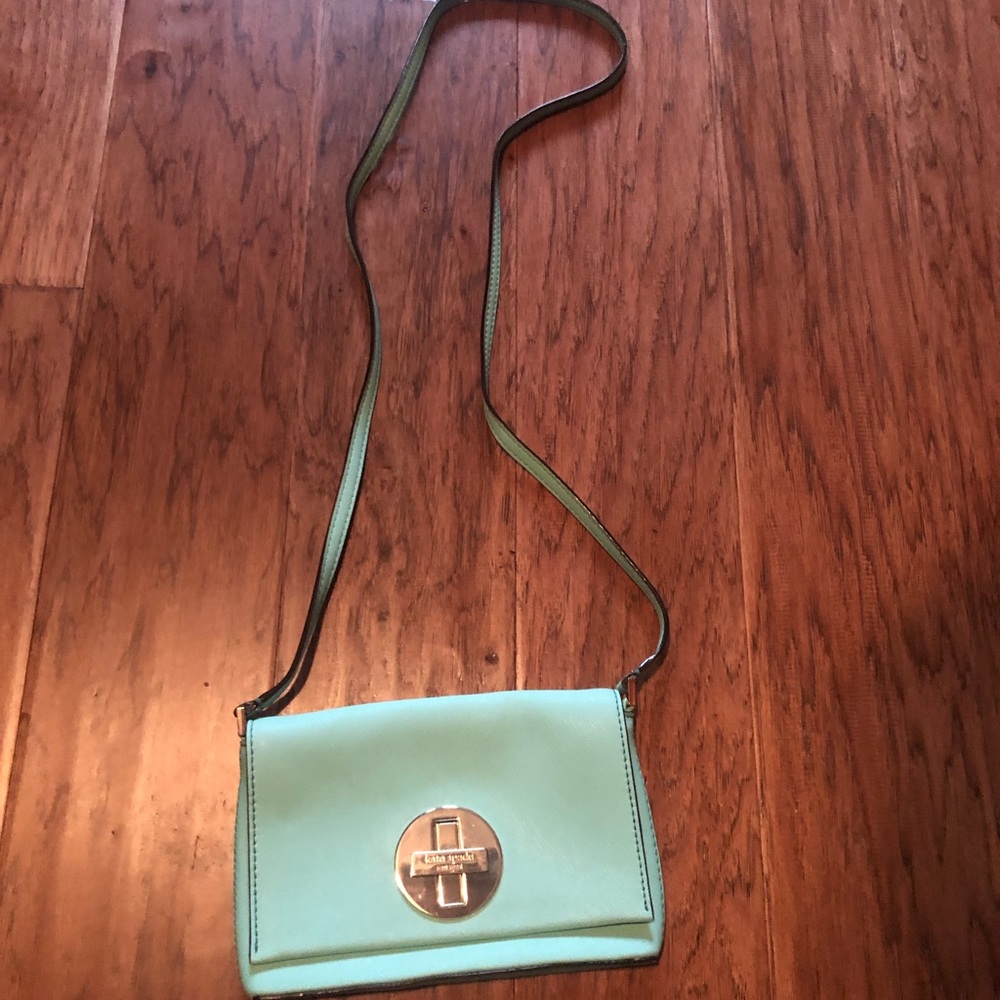 Kate Spade mint small cross body bag